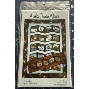 Alaska Photo Album Lap Quilt & Table Runner Pattern By Quilts with a Twist